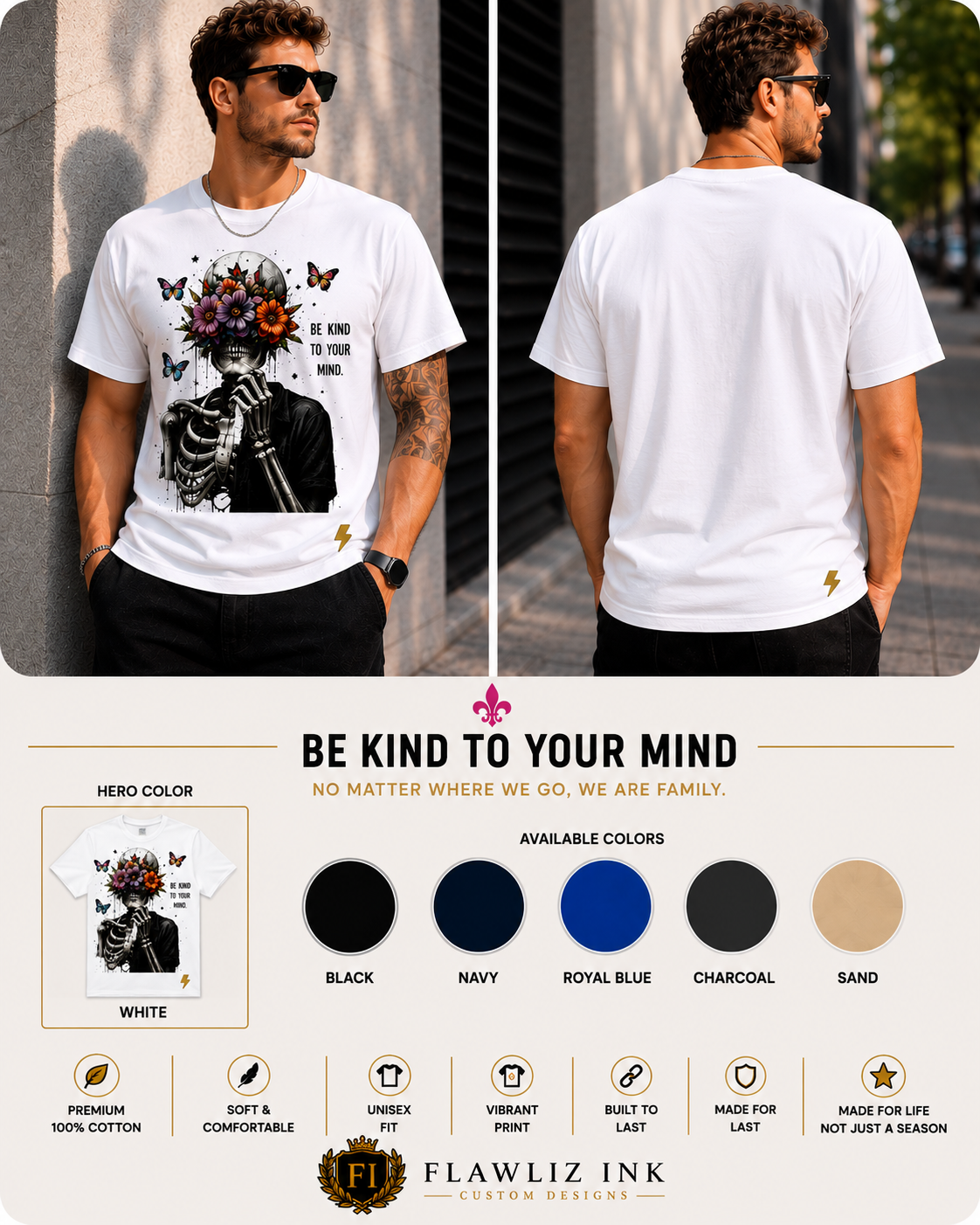 Be Kind to Your Mind™ | T-Shirt & Hoodie
