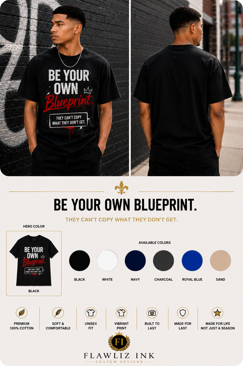 Be Your Own Blueprint™ | T-Shirt & Hoodie