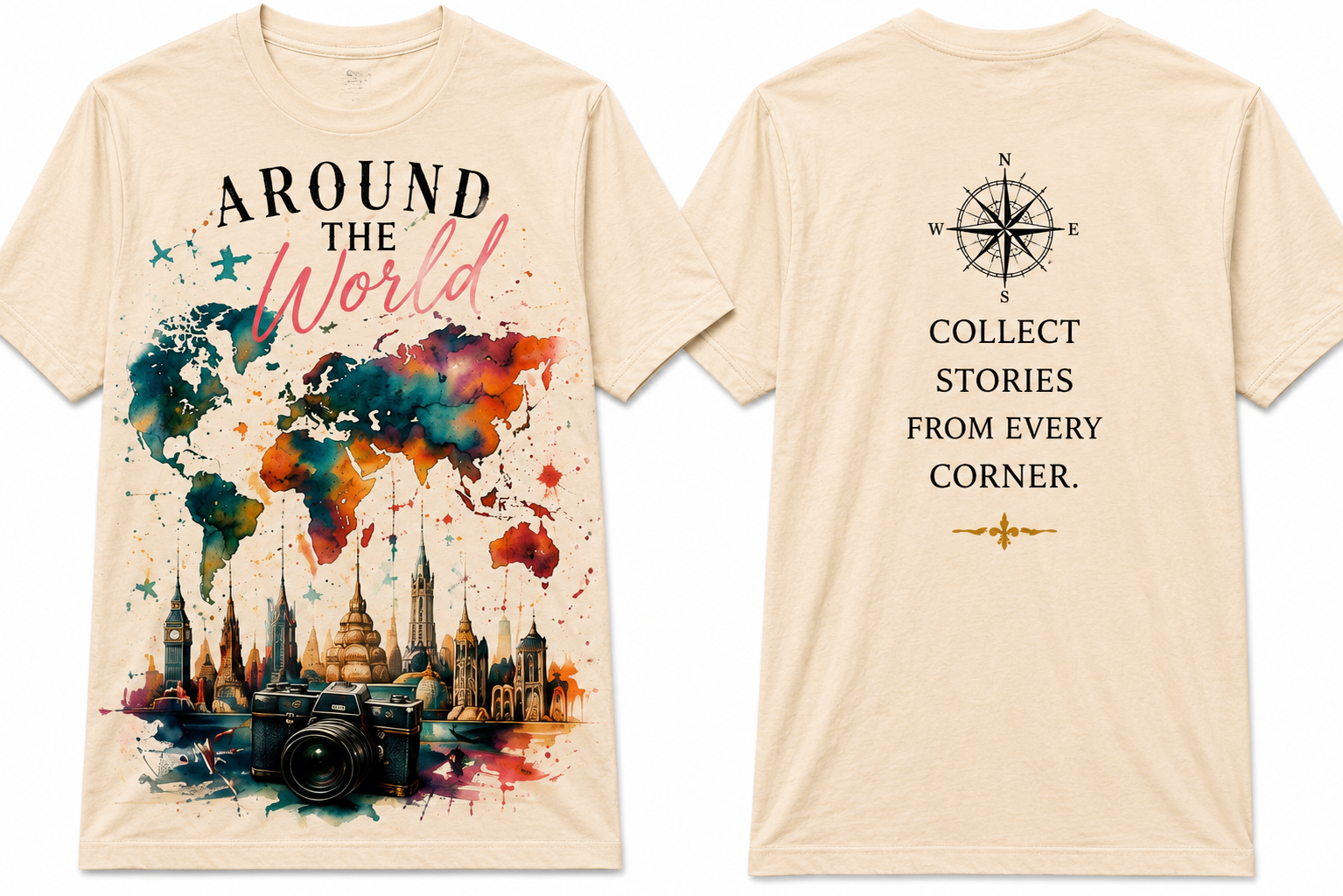 Around the World | Premium Travel & Adventure T-Shirt & Hoodie.