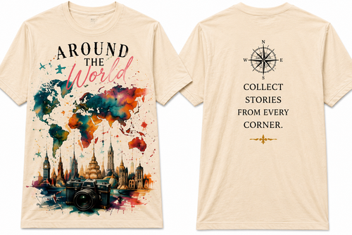Around the World | Premium Travel & Adventure T-Shirt & Hoodie.