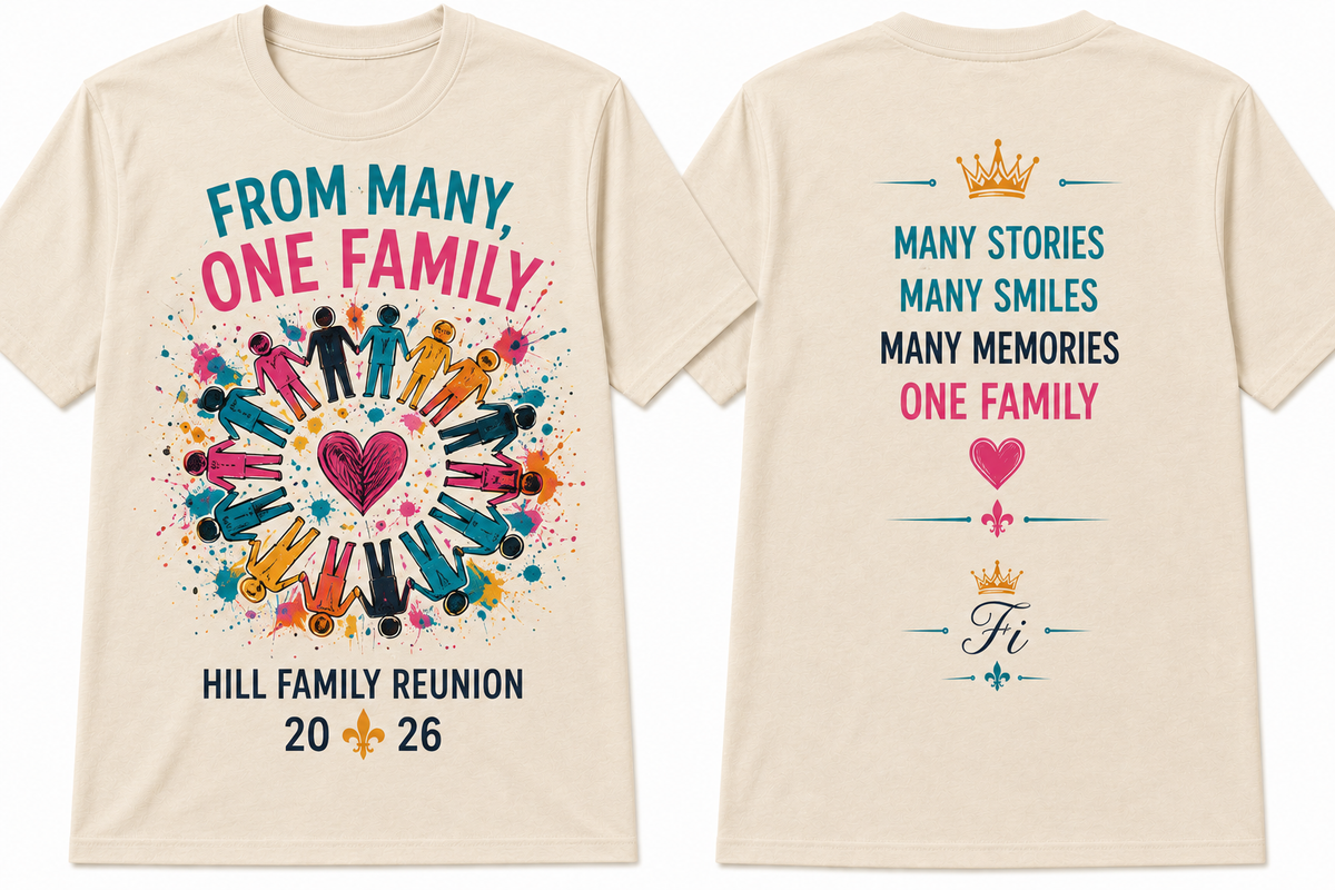 From Many, One Family graphic tee and hoodie by Flawliz Ink - product image 1