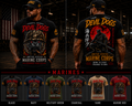 Devil Dogs™ | USMC Brotherhood Premium Graphic T-Shirt & Hoodie