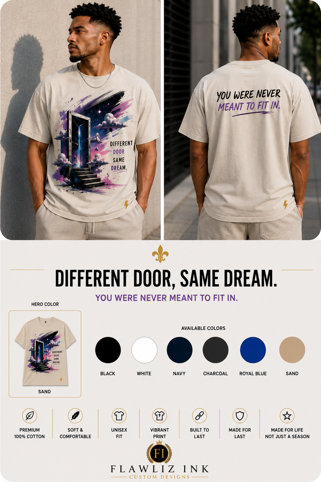 Different Door. Same Dream™ | T-Shirt & Hoodie