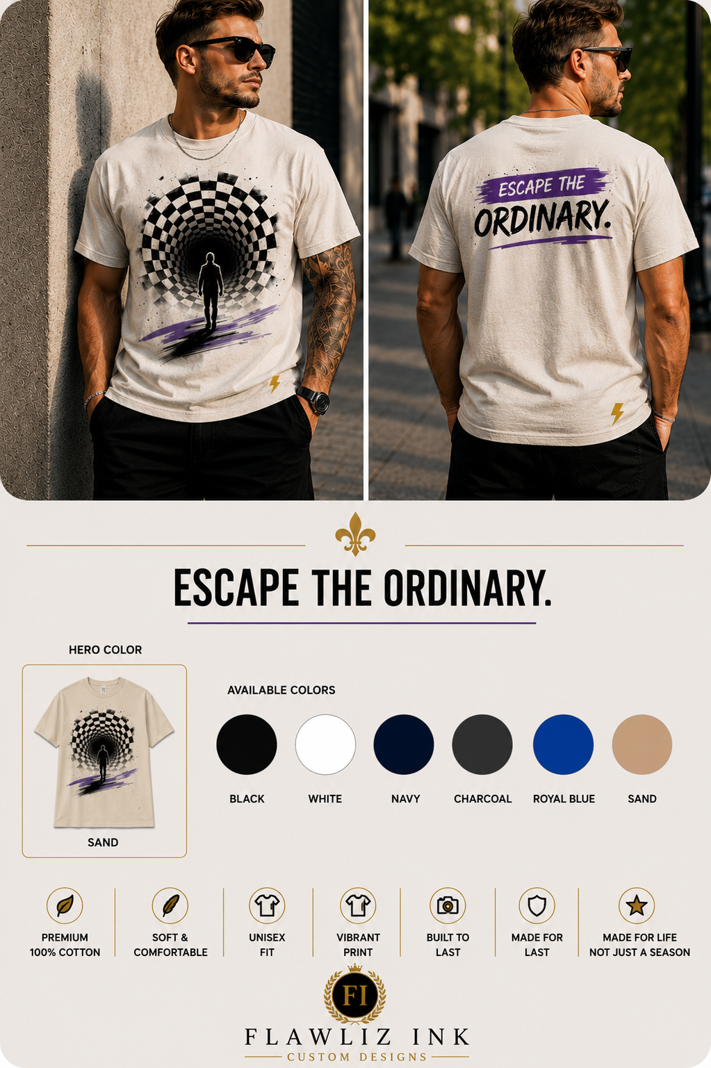 Escape the Ordinary™ | T-Shirt & Hoodie