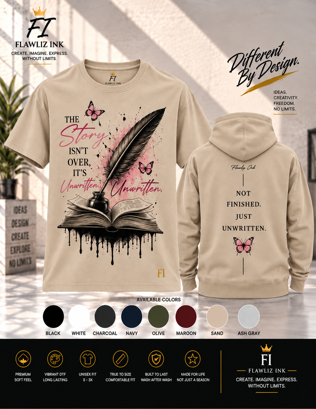 The Story Isn't Over | Graphic Tee & Hoodie