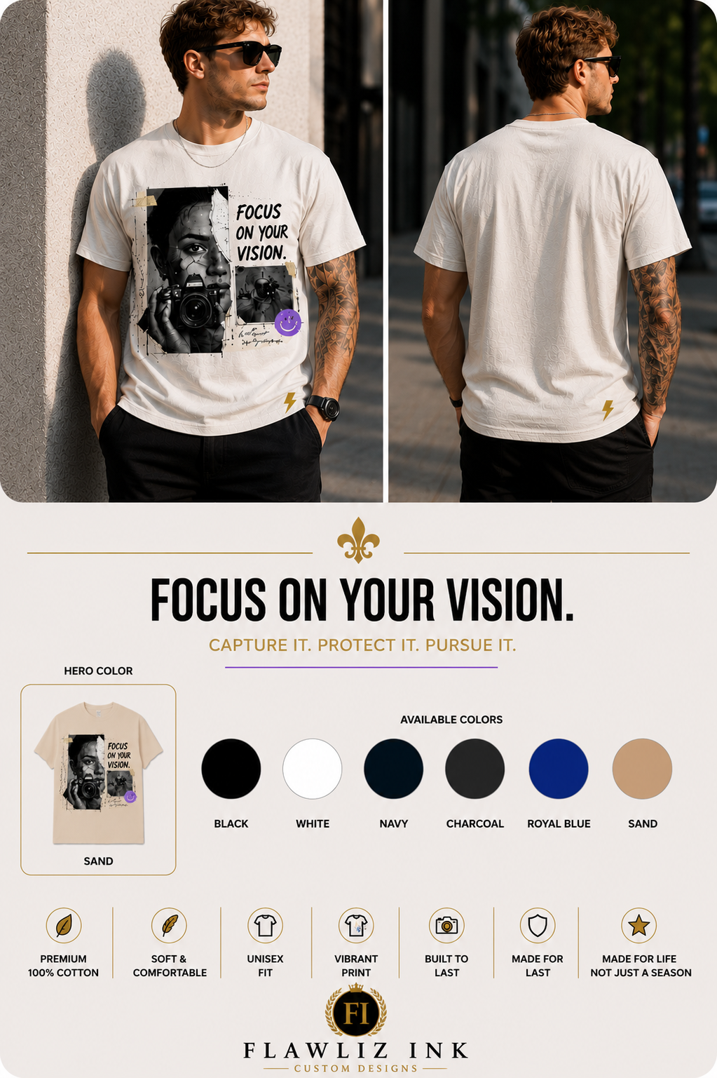 Focus On Your Vision™ | T-Shirt & Hoodie