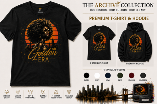 1970s Golden Era graphic tee and hoodie by Flawliz Ink - product image 1