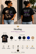 Healing. Growing. Still Showing Up.™ | T-Shirt & Hoodie