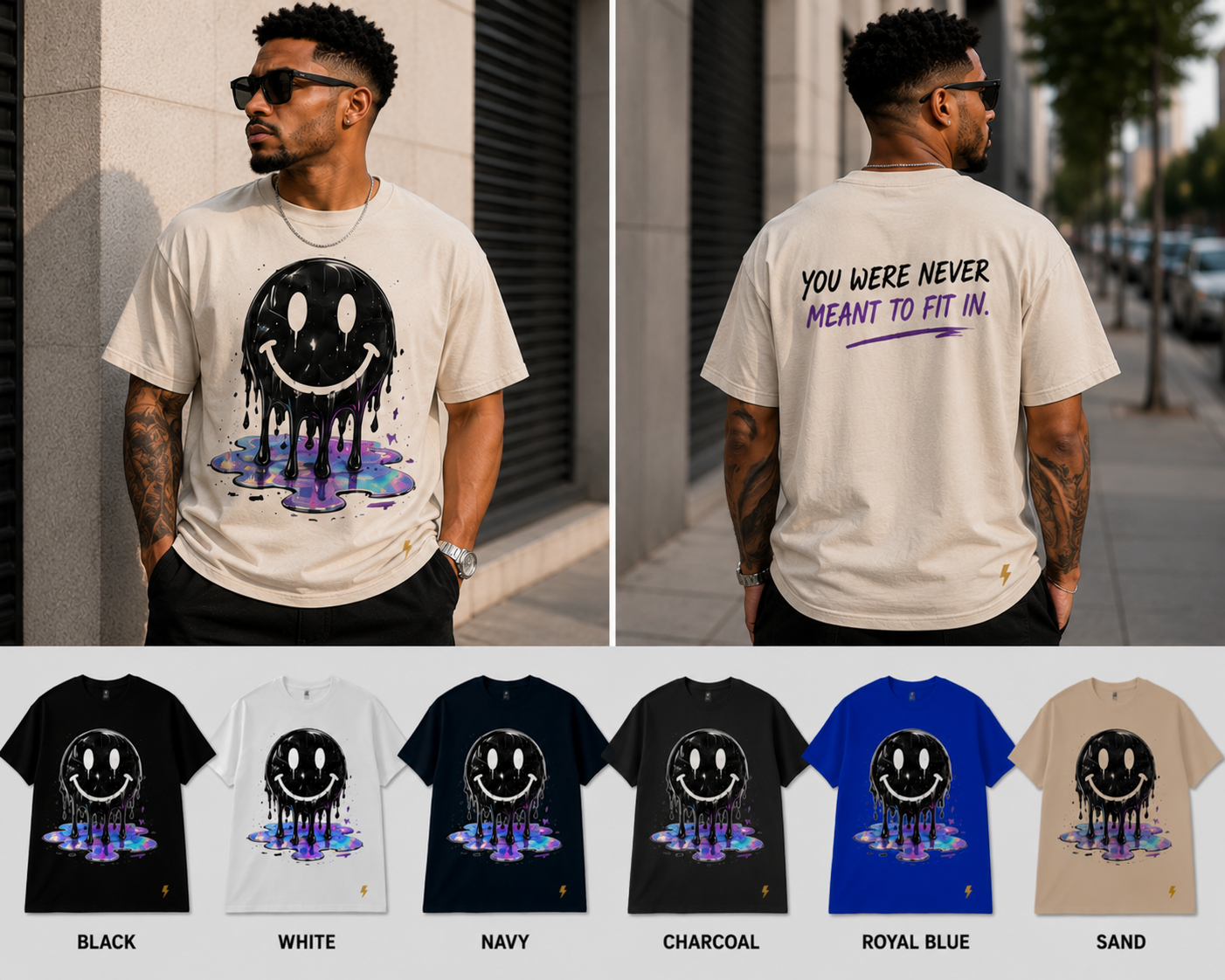 Never Meant to Fit In.™ | T-Shirt & Hoodie