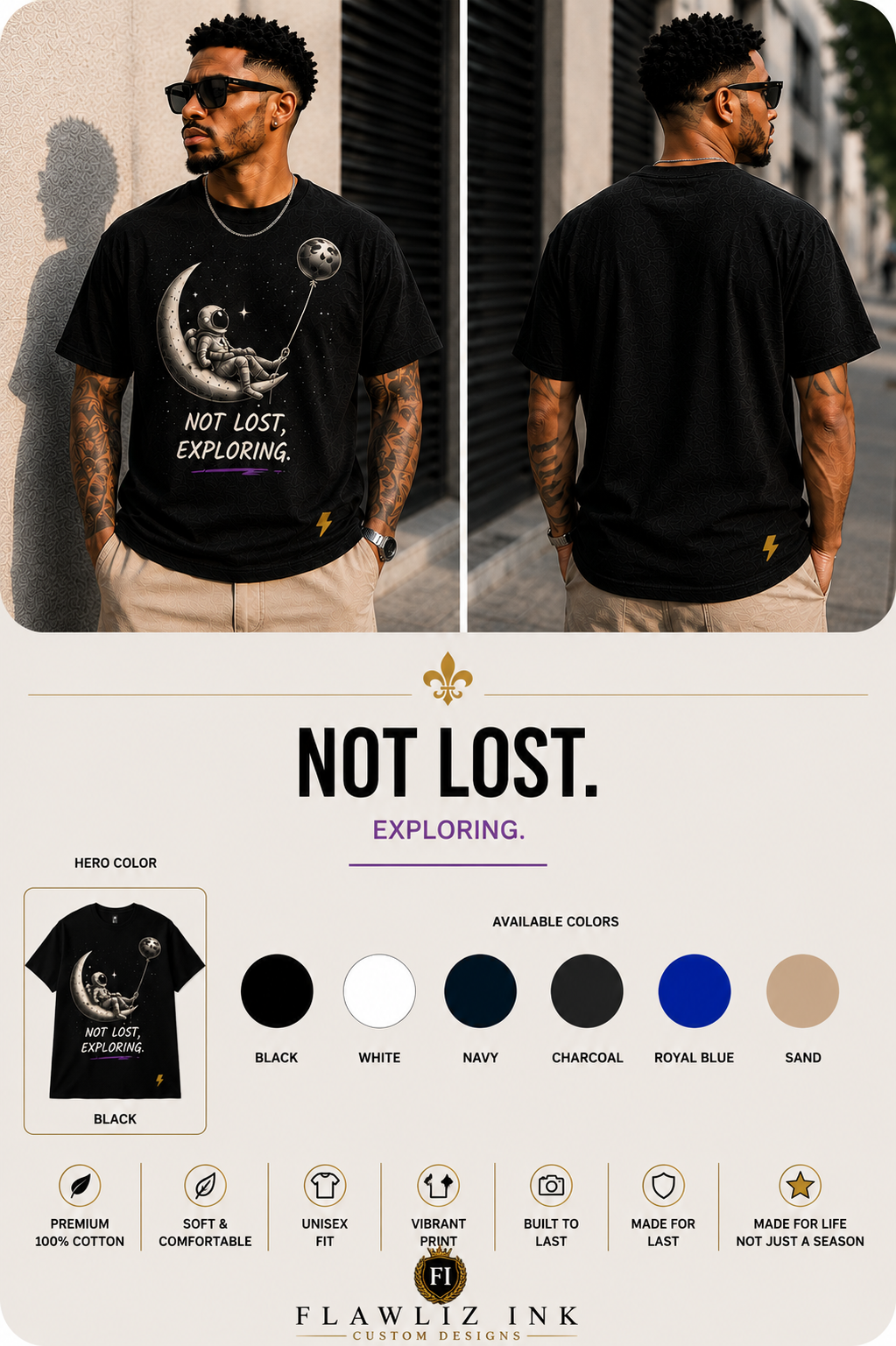 Not Lost, Exploring.™ | T-Shirt & Hoodie