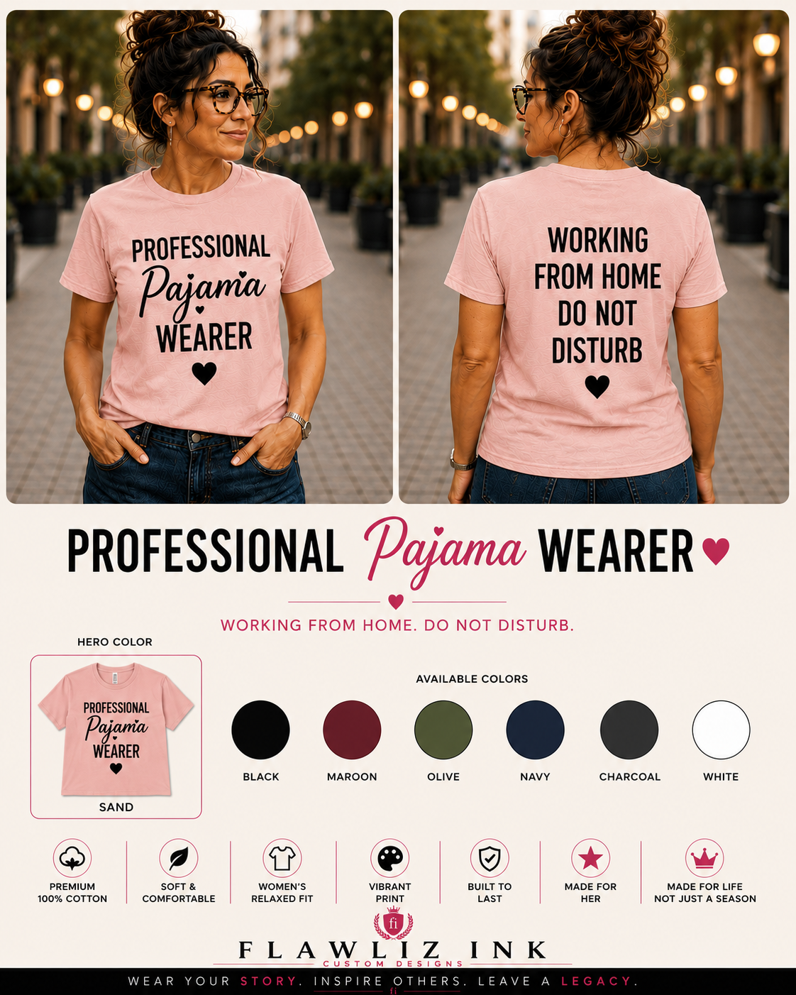 Professional Pajama Wearer Women's Graphic T-Shirt & Hoodie