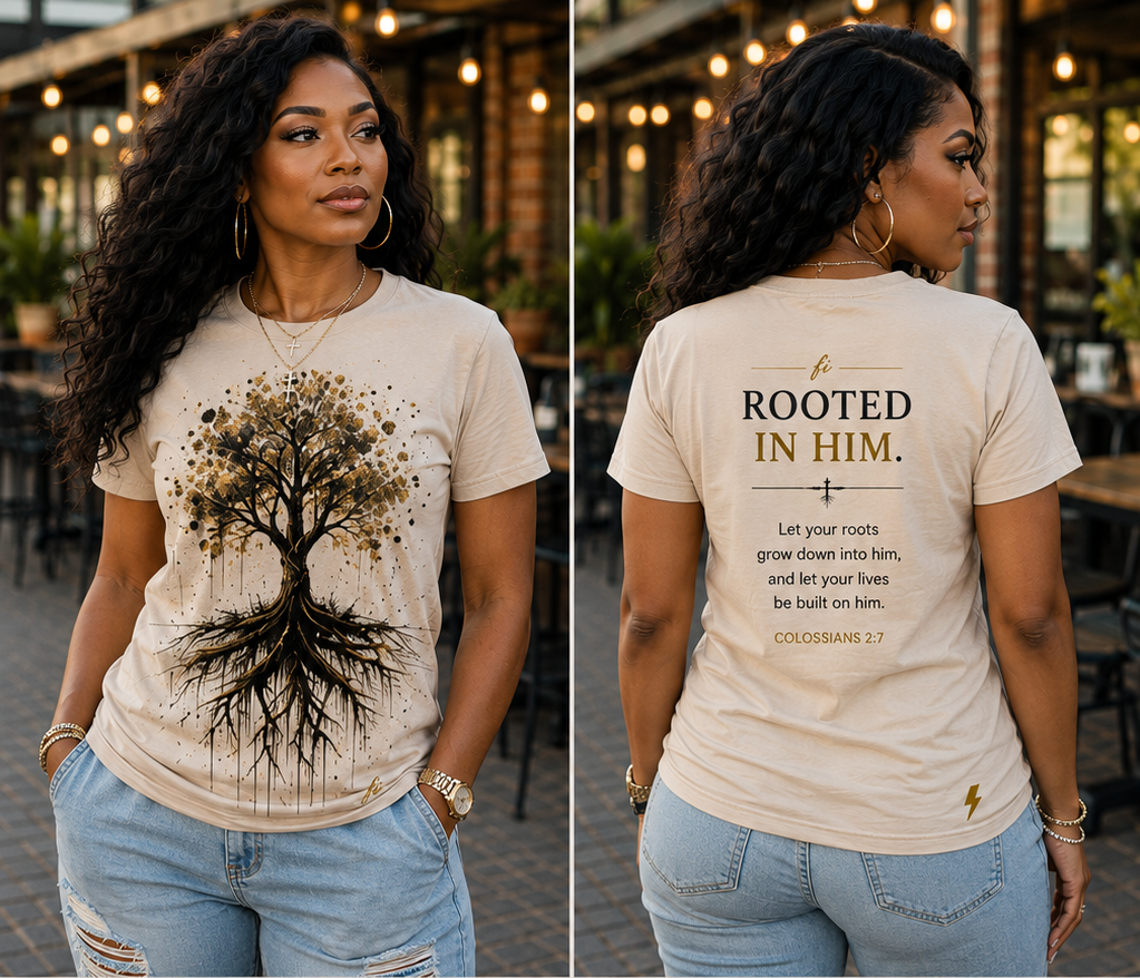 Rooted in Him | T-Shirt & Hoodie