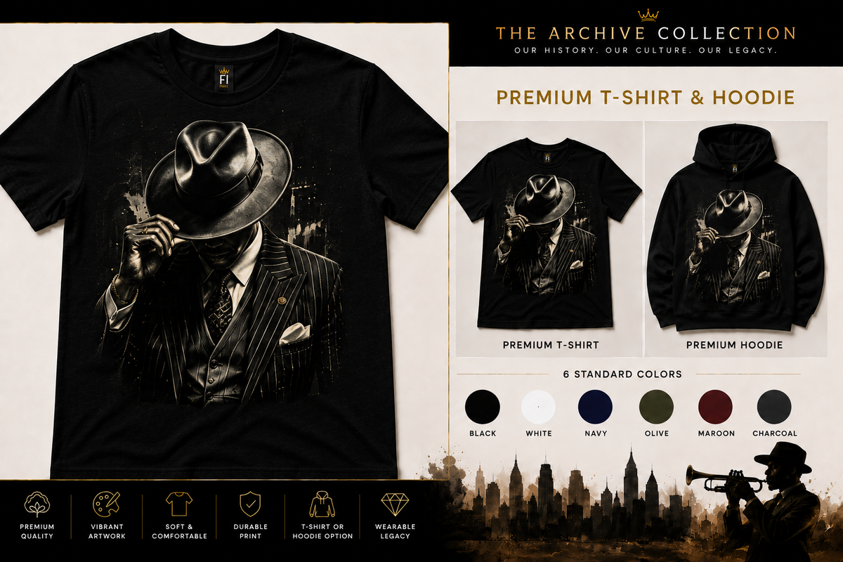 Classy Gentleman graphic tee and hoodie by Flawliz Ink - product image 1