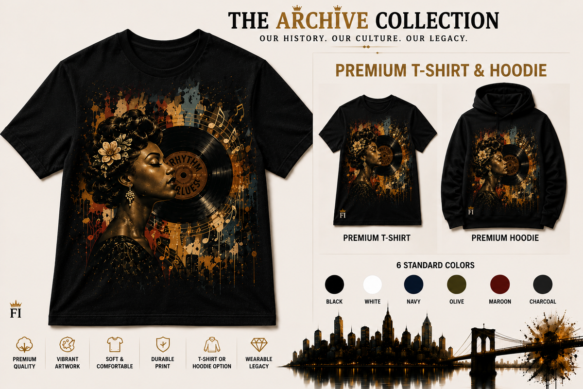 Needle Drop graphic tee and hoodie by Flawliz Ink - product image 1
