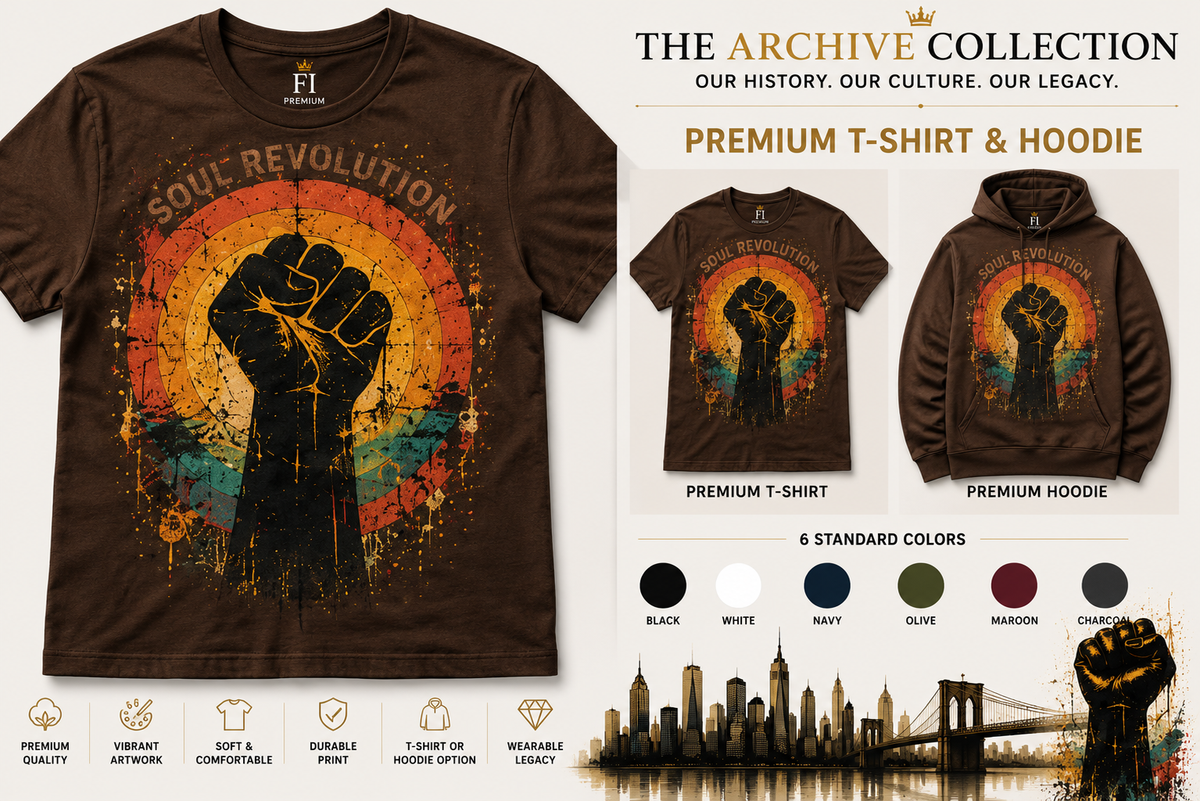 Soul Revolution graphic tee and hoodie by Flawliz Ink - product image 1