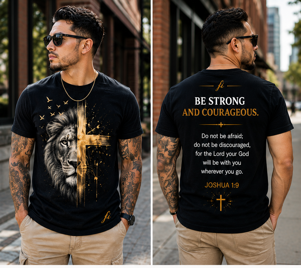 Be Strong and Courageous | T-Shirt & Hoodie