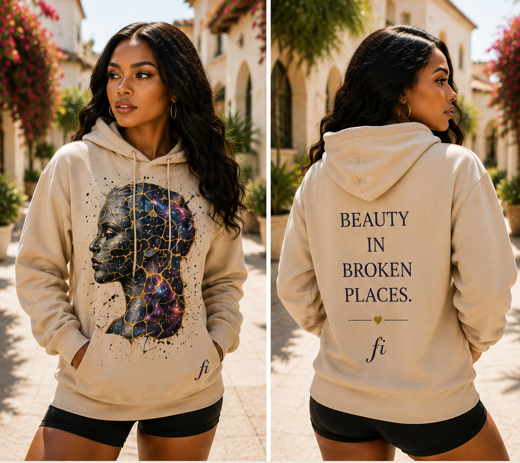 Beauty in Broken Places | Women’s Premium Graphic Hoodie | T-Shirt & Hoodie