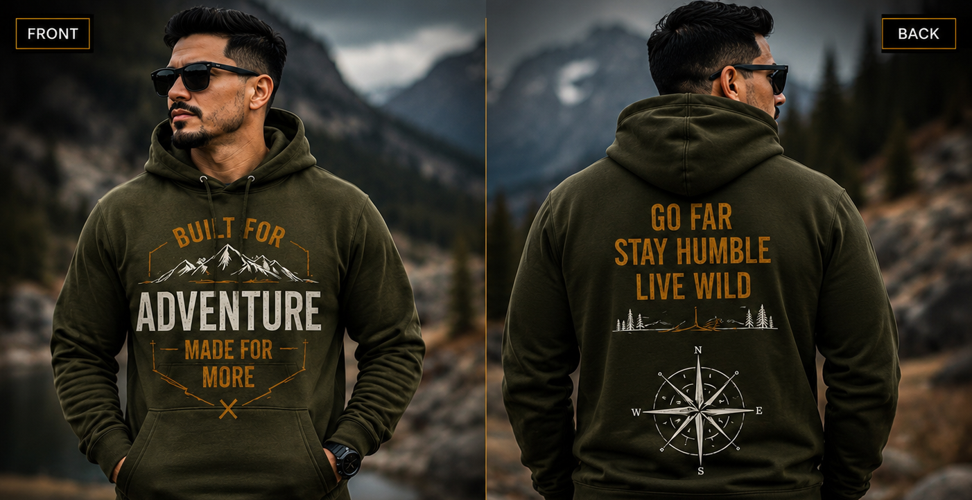 Built for Adventure Hoodie – Made for More | T-Shirt & Hoodie