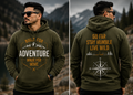 Built for Adventure | Men’s Premium Graphic Hoodie | T-Shirt & Hoodie