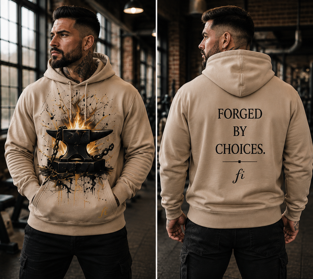 Forged by Choices | Men’s Premium Graphic Hoodie | T-Shirt & Hoodie