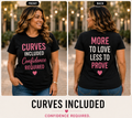 Curves Included, Confidence Required Women's Graphic T-Shirt & Hoodie