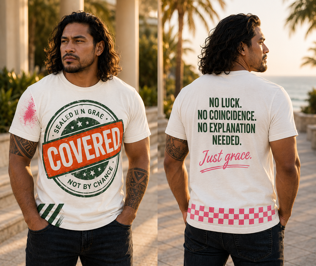Covered by Grace | Unisex Faith T-Shirt & Hoodie