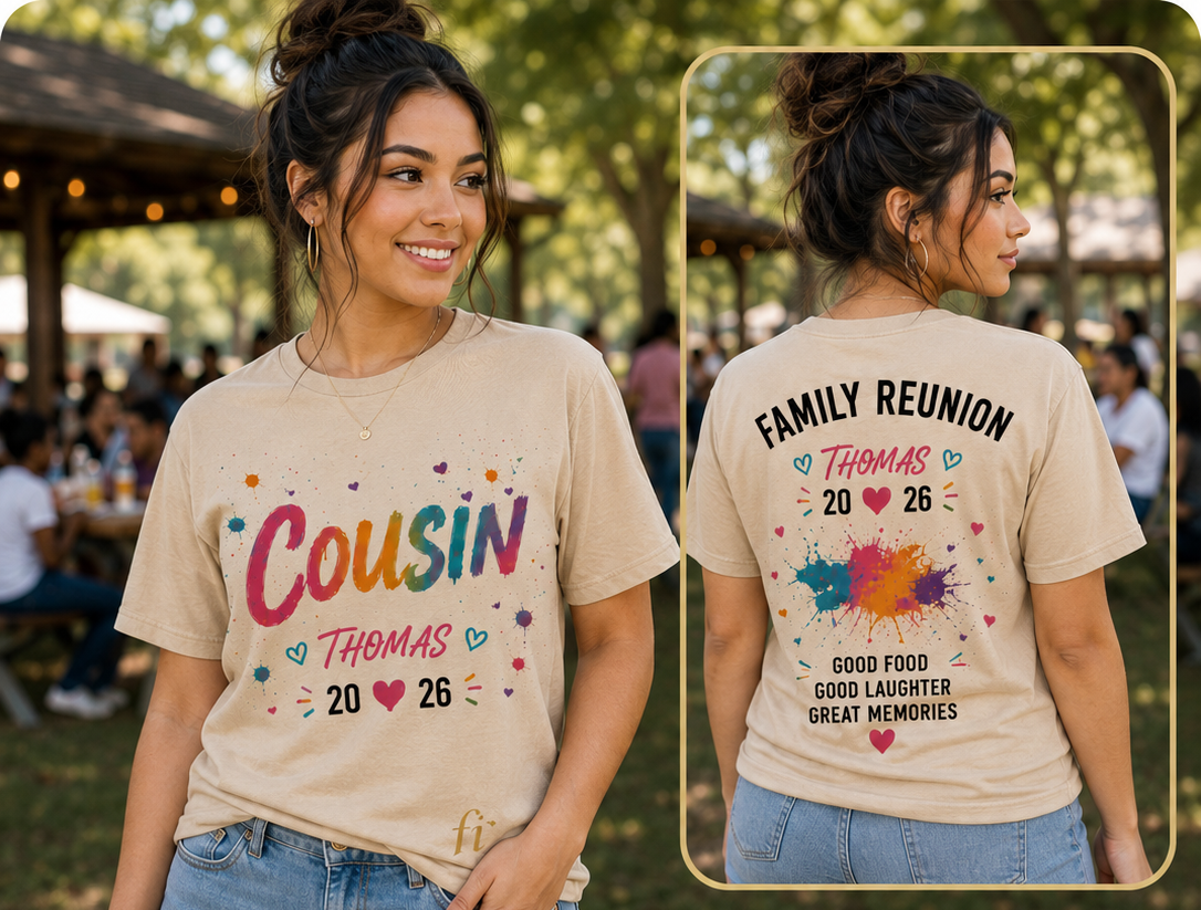 Cousin | Custom Family Reunion Shirt | T-Shirt & Hoodie