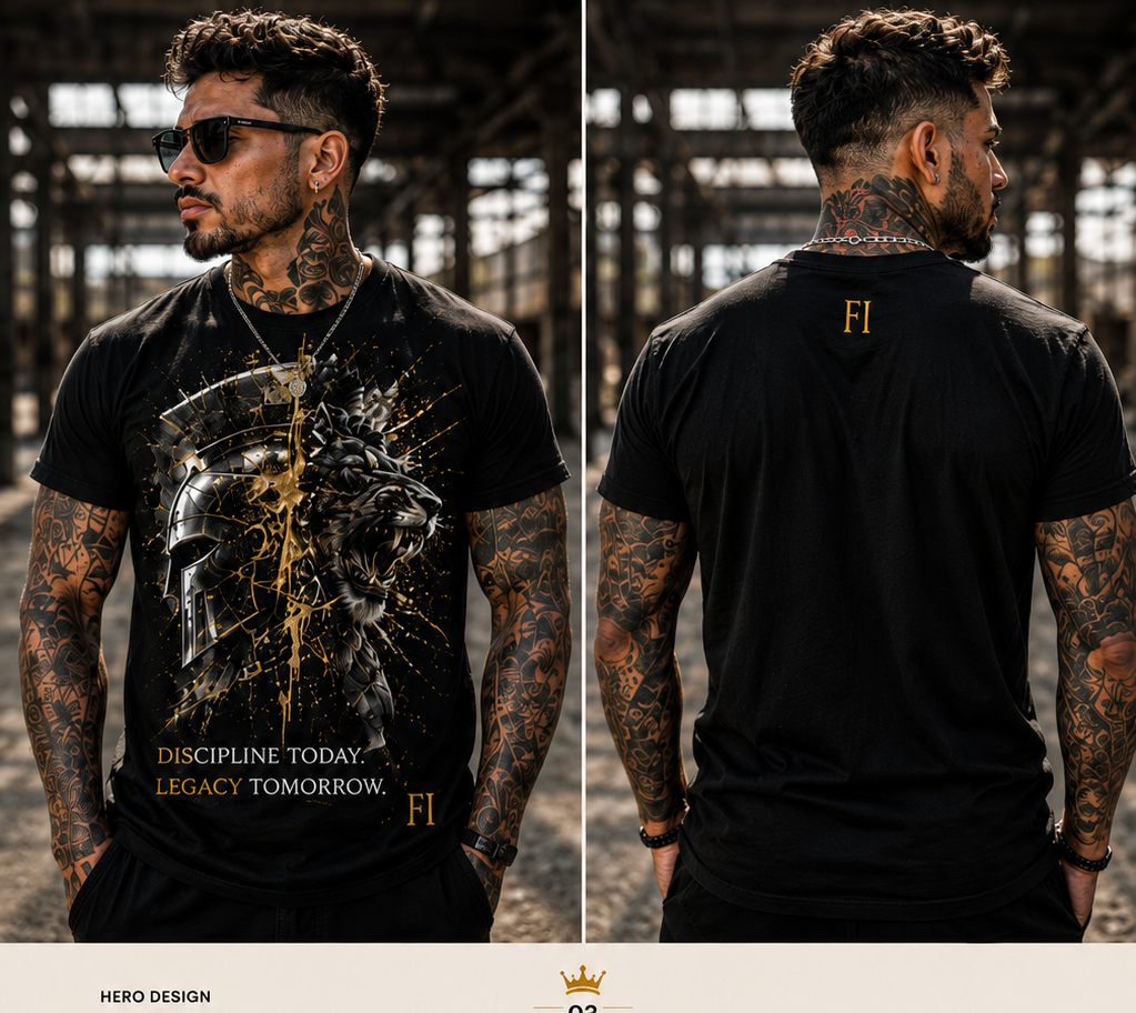 Forged by Discipline | Men’s Graphic T-Shirt & Hoodie