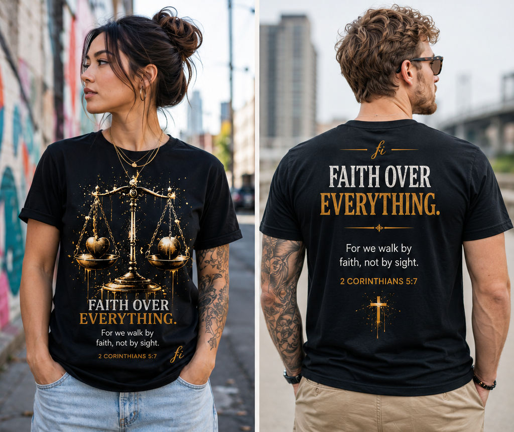 Faith Over Everything | The Balance | T-Shirt & Hoodie