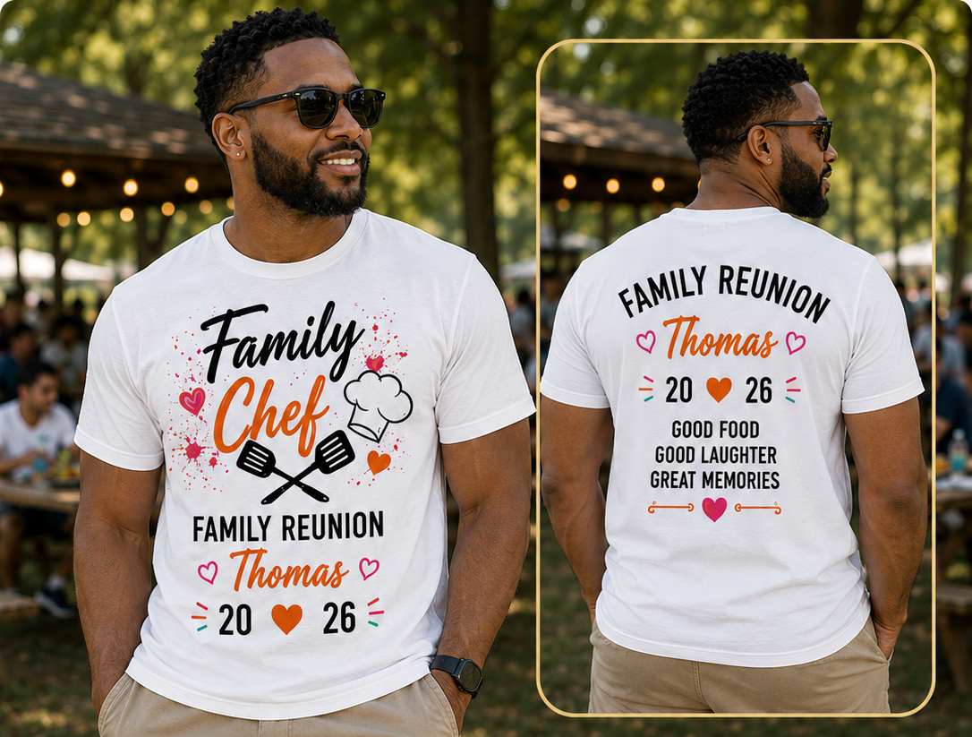 Family Chef | Custom Family Reunion Shirt | T-Shirt & Hoodie