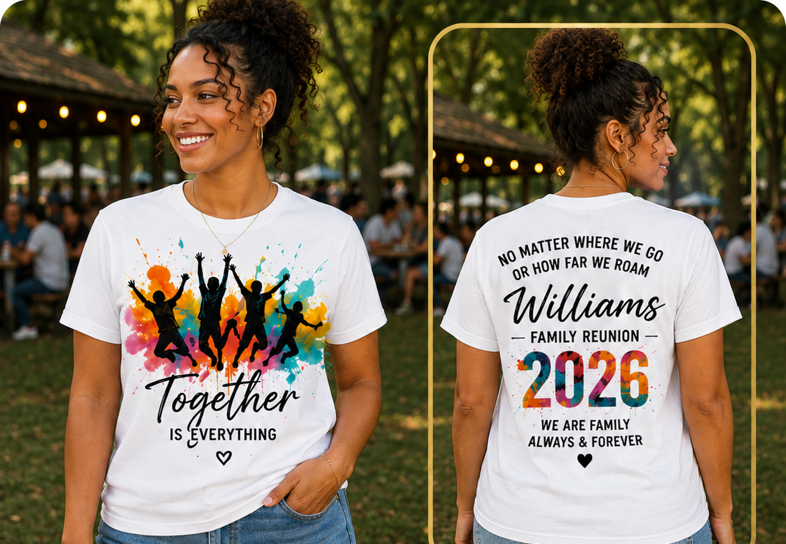 Family Is My Favorite Place | Custom Family Reunion Shirt | T-Shirt & Hoodie