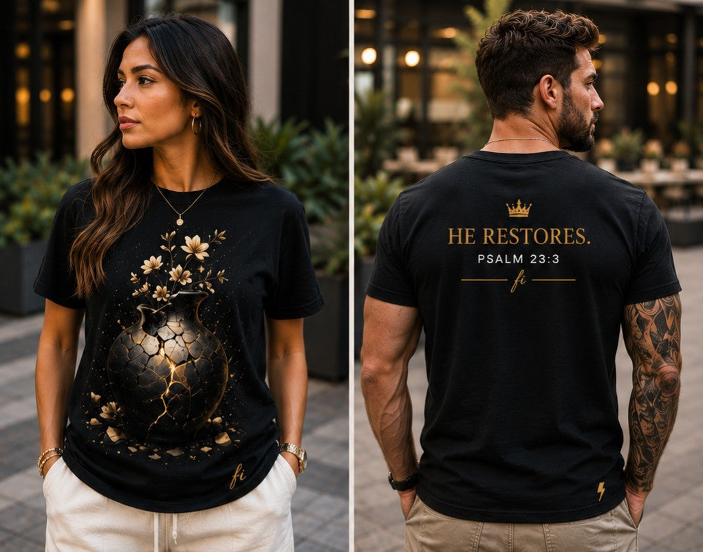 He Restores | T-Shirt & Hoodie
