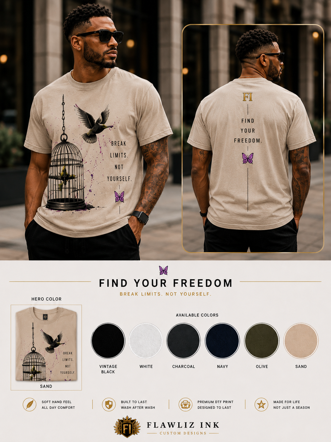 Find Your Freedom | T-Shirt & Hoodie