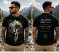 Freedom Is the Goal | Men’s Graphic T-Shirt & Hoodie