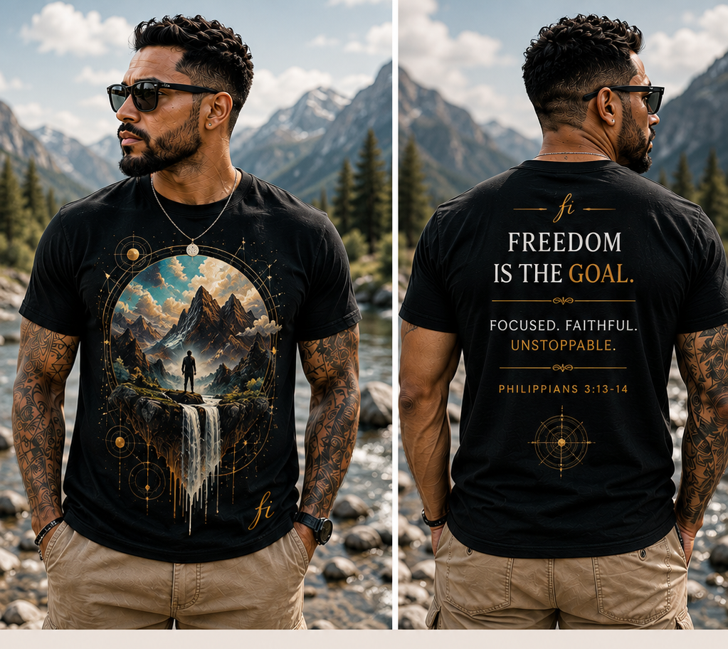 Freedom Is the Goal | Men’s Graphic T-Shirt & Hoodie