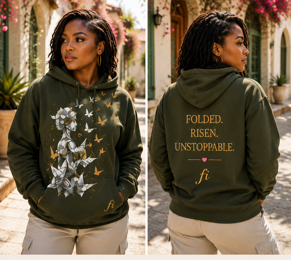 Folded. Risen. Unstoppable. | Women’s Graphic T-Shirt & Hoodie