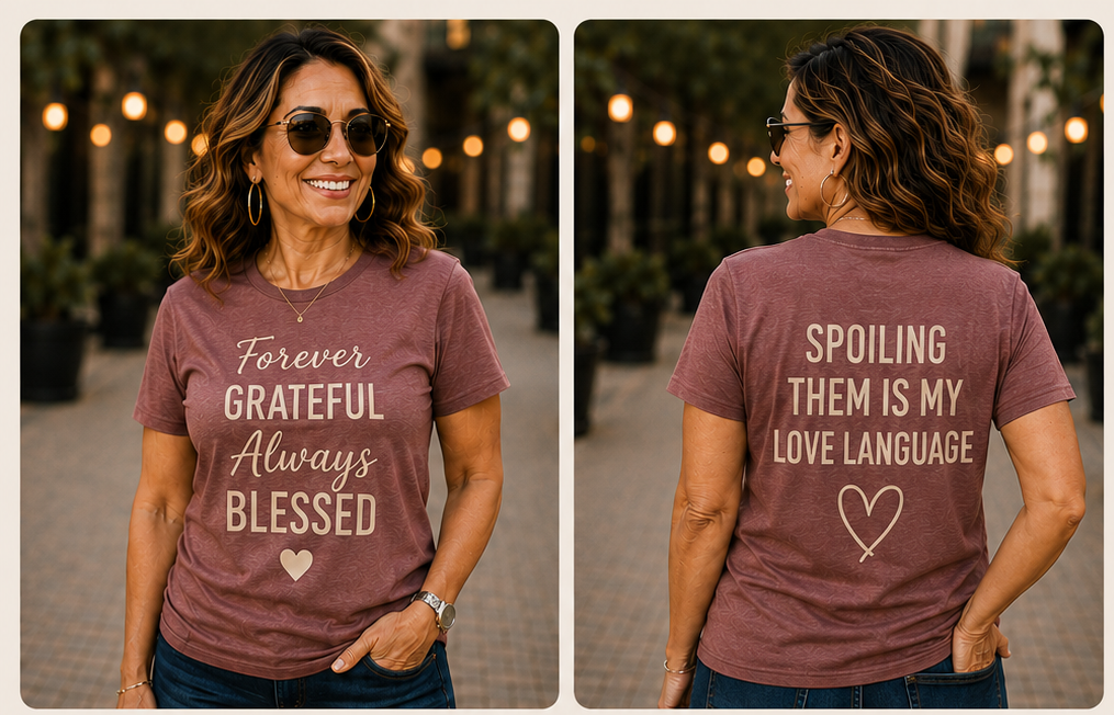 Forever Grateful, Always Blessed Women's Graphic T-Shirt & Hoodie