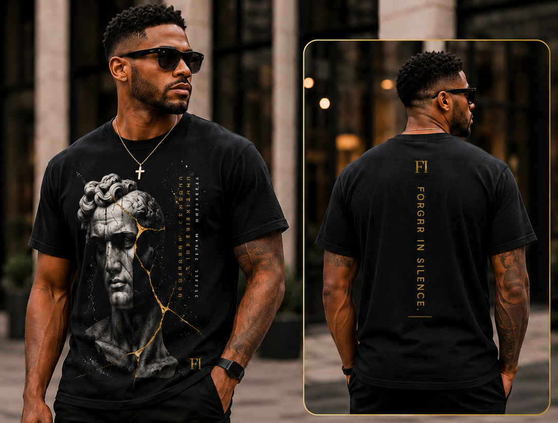 Forged in Silence | Premium Unisex Graphic Tee | T-Shirt & Hoodie
