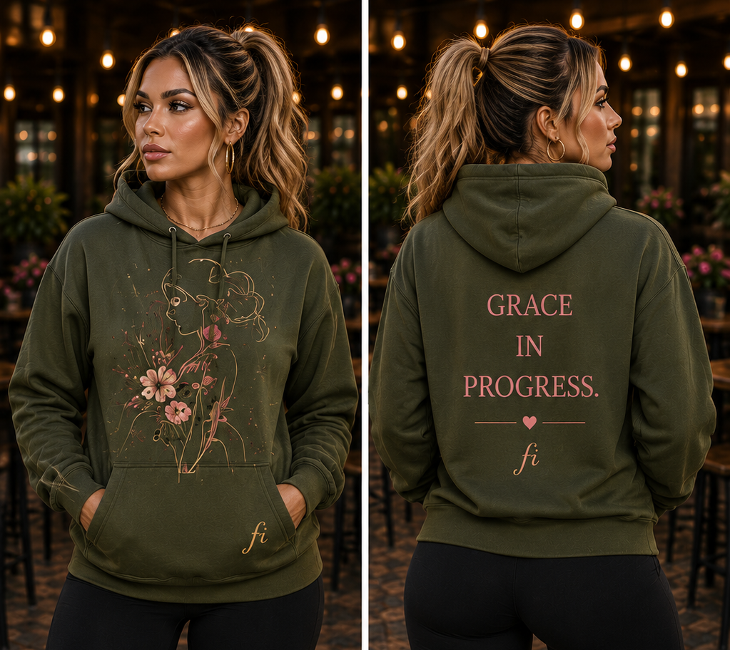 Grace in Progress | Women’s Graphic T-Shirt & Hoodie