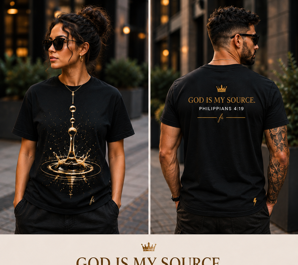 God Is My Source | T-Shirt & Hoodie