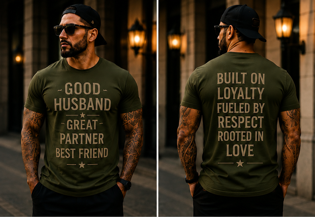 Good Husband. Great Partner. Best Friend. | Premium Husband T-Shirt & Hoodie