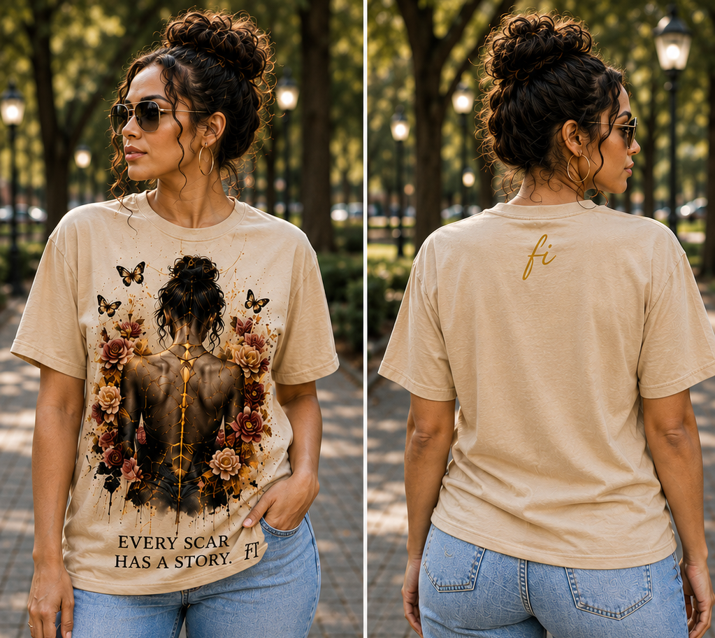 Every Scar Has a Story | Women’s Graphic T-Shirt & Hoodie