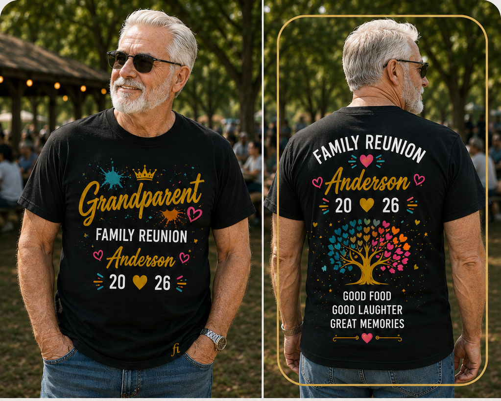 Grandparent | Custom Family Reunion Shirt | T-Shirt & Hoodie