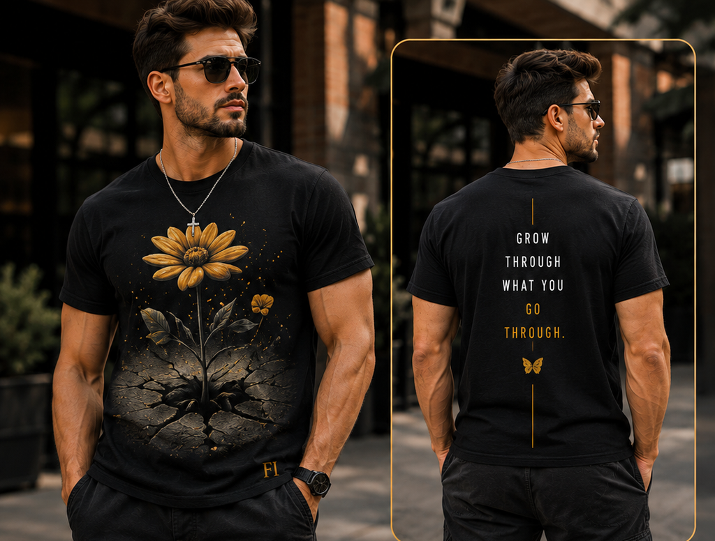 Grow Through It | Premium Unisex Graphic Tee | T-Shirt & Hoodie