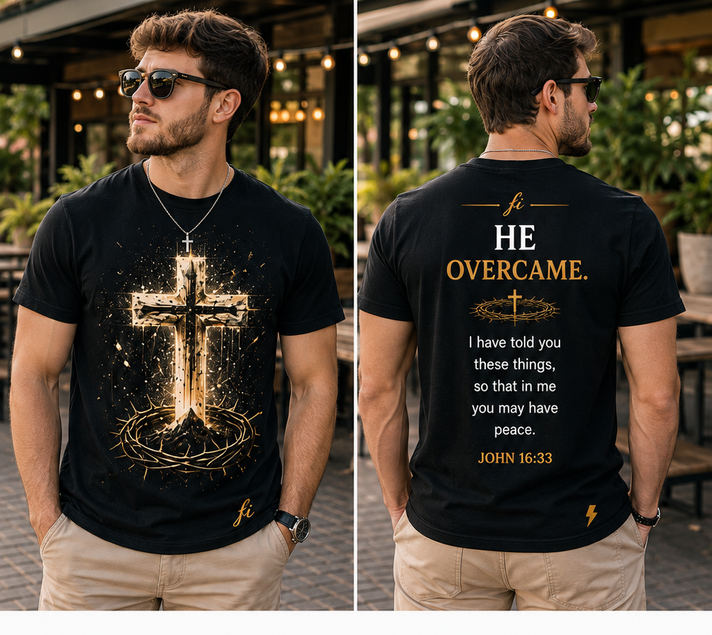 He Overcame | T-Shirt & Hoodie