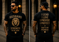 Husband | Strength of My Home | Premium Husband T-Shirt & Hoodie