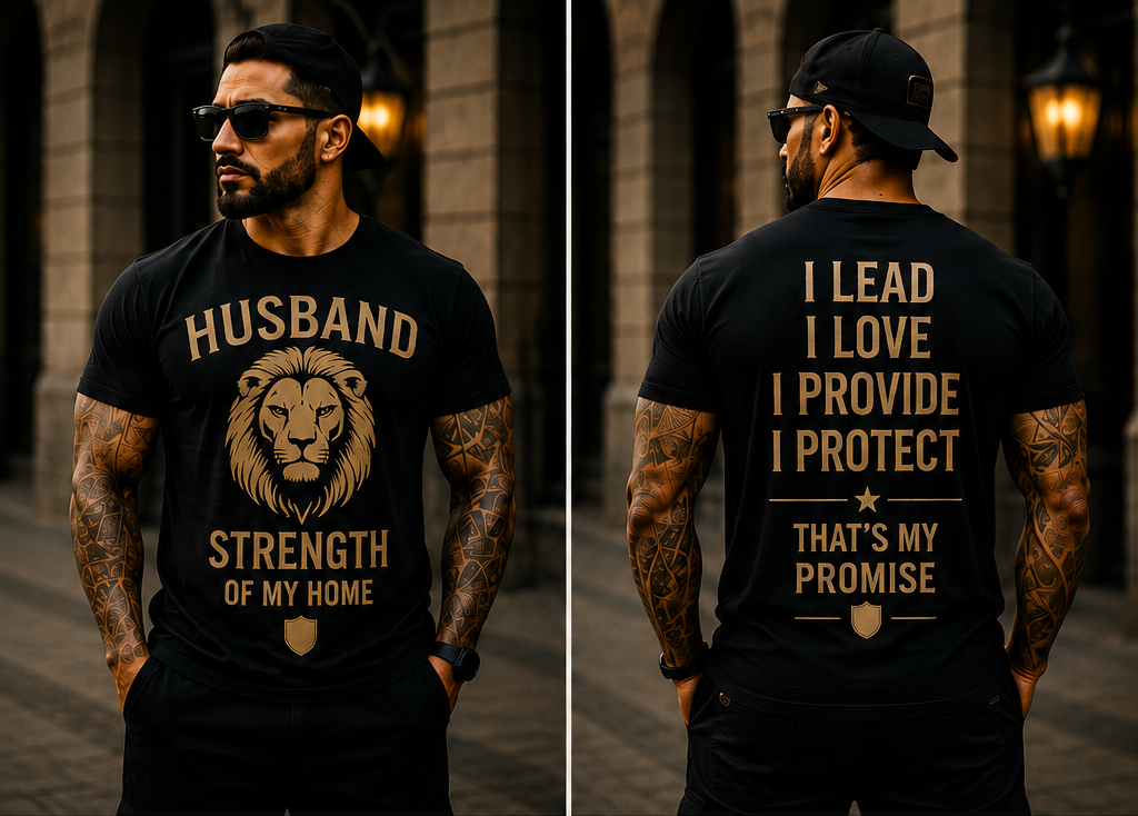 Husband | Strength of My Home | Premium Husband T-Shirt & Hoodie
