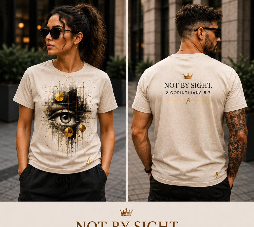 Not by Sight | T-Shirt & Hoodie