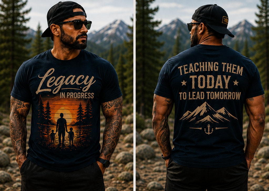 Legacy In Progress – Premium Father's Graphic T-Shirt & Hoodie