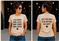 Less Drama More Jesus More Travel More Coffee Women's Graphic T-Shirt | Faith & Lifestyle Tee | T-Shirt & Hoodie